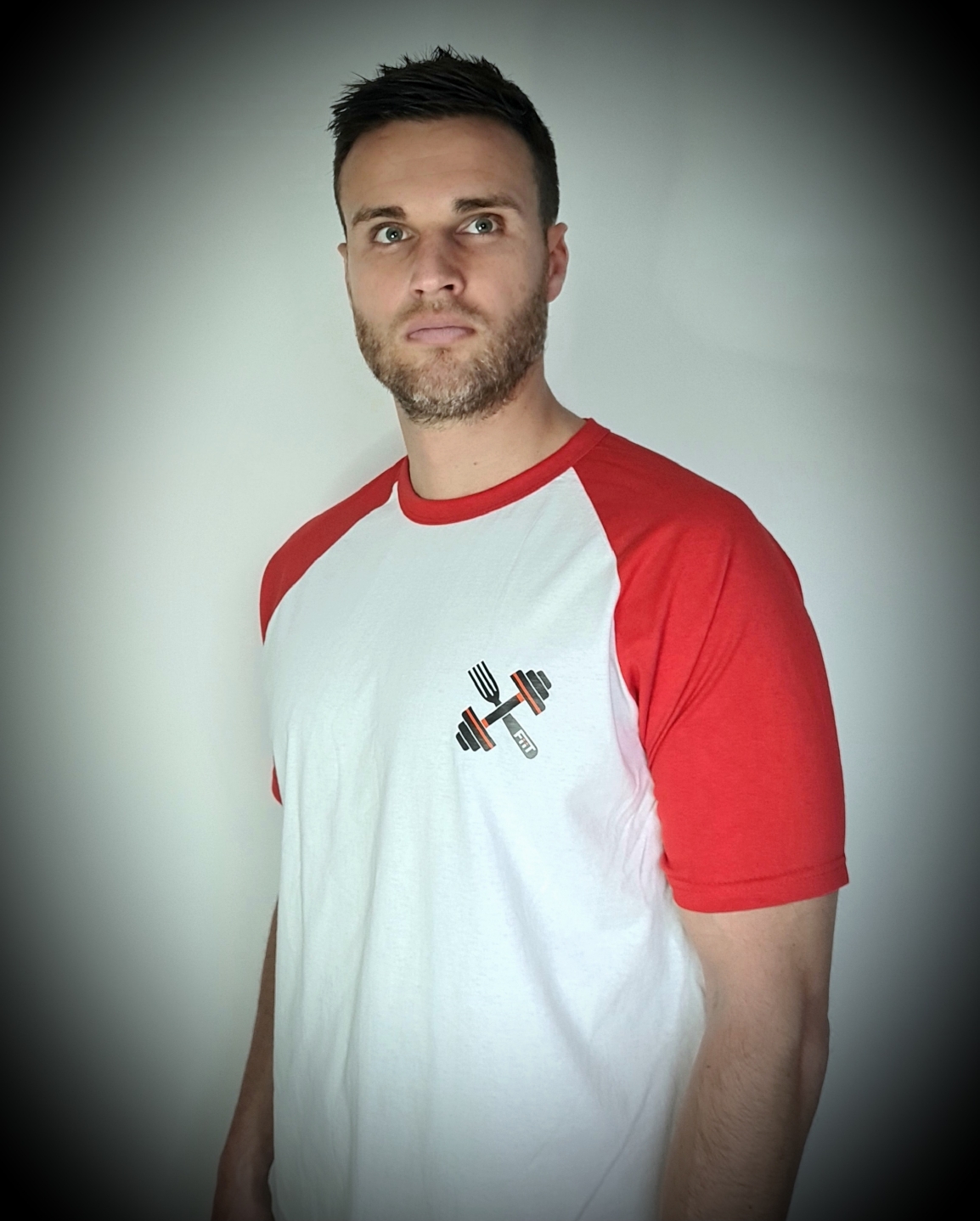 photo 1 du produit T-shirt FiiT blanc et rouge