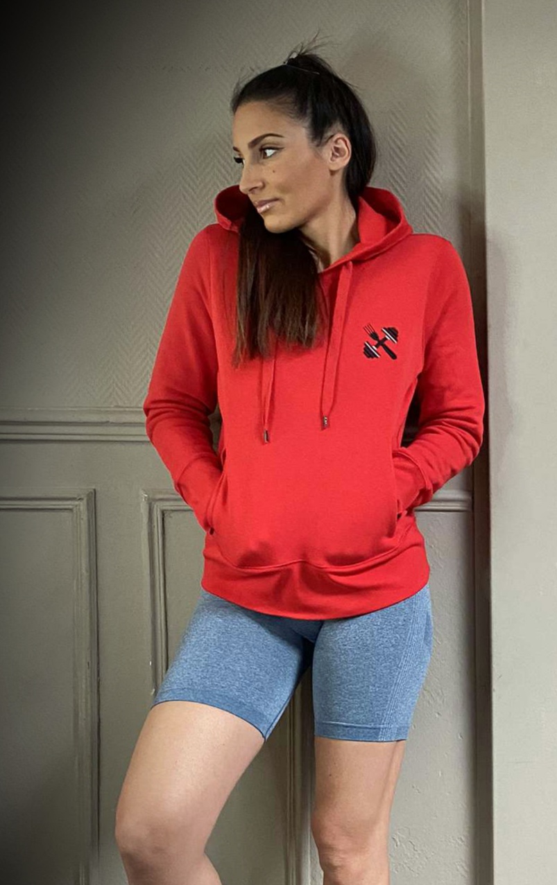 photo princilpale Sweat à capuche avec logo brodé Fitnessavoda